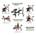 TUNTURI WB40 Compact Width Weight Bench