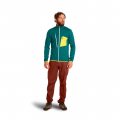 Ortovox FLEECE GRID JACKET M pacific green