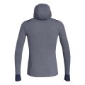 Salewa PUEZ 2 DRY M L/S HOOD FULL-ZIP TEE navy blazer melange