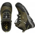 KEEN RIDGE FLEX MID WP JR dark olive/dusky citron