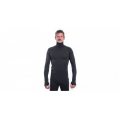 SENSOR MERINO BOLD pánské triko dl.rukáv roll neck anthracite gray