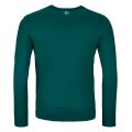 Ortovox 185 Merino Brand Outline Long Sleeve M dark pacific