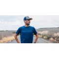 COMPRESSPORT LOGO SS TSHIRT M estate blue/pacific coast