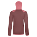 Ortovox Fleece Grid Hoody W mountain rose