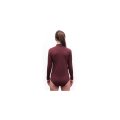 SENSOR MERINO AIR dámské body dl.rukáv port red