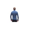 SENSOR MERINO BOLD pánské triko dl.rukáv roll neck cool blue