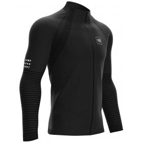 COMPRESSPORT SEAMLESS ZIP SWEATSHIRT black