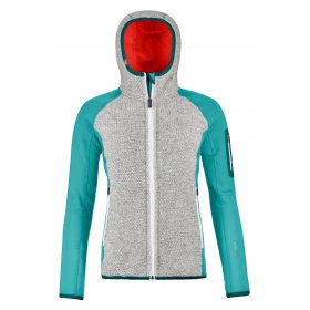 Ortovox Fleece Plus Classic Knit Hoody W ice waterfall