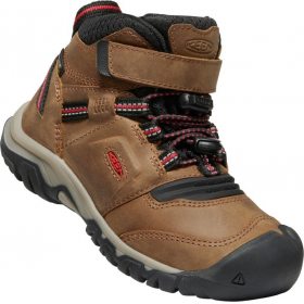 KEEN RIDGE FLEX MID WP K bison/red carpet