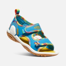 KEEN KNOTCH CREEK OPEN-TOE JR tie dye/vivid blue