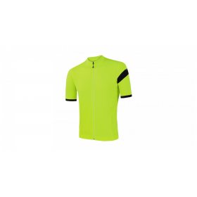 SENSOR CYKLO COOLMAX CLASSIC pánský dres kr.rukáv celozip neon yellow