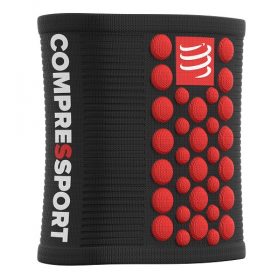 COMPRESSPORT SWEATBANDS 3D.DOTS black/red