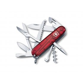 Victorinox Huntsman červená transparentní