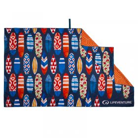 Lifeventure Printed SoftFibre Trek Towel Recycled surfboards