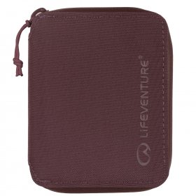 Lifeventure RFiD Bi-Fold Wallet plum