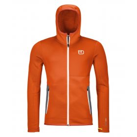 Ortovox Fleece Hoody M hot orange