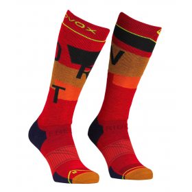 Ortovox Freeride Long Socks Cozy M cengia rossa