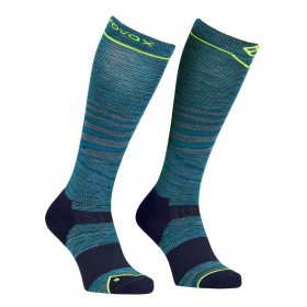 Ortovox Ski Tour Light Compression Long Socks M petrol blue blend