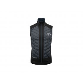 Crazy Idea Vest Flame Man black