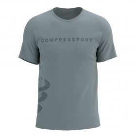 COMPRESSPORT LOGO SS TSHIRT M alloy/steel gray