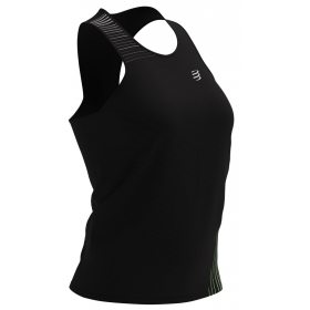 COMPRESSPORT PERFORMANCE SINGLET W black/paradise green