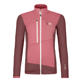 Ortovox Fleece Grid Jacket W mountain rose