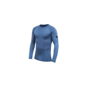 SENSOR MERINO AIR pánské triko dl.rukáv riviera blue