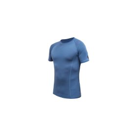 SENSOR MERINO AIR pánské triko kr.rukáv riviera blue