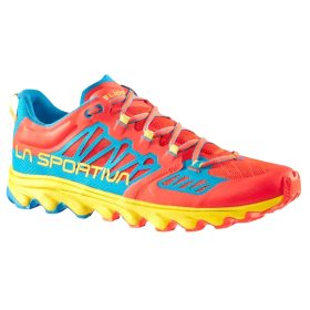 La Sportiva Helios III cherry tomato/tropic blue