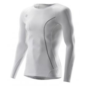 Skins DNAmic Mens Top Long Sleeve White