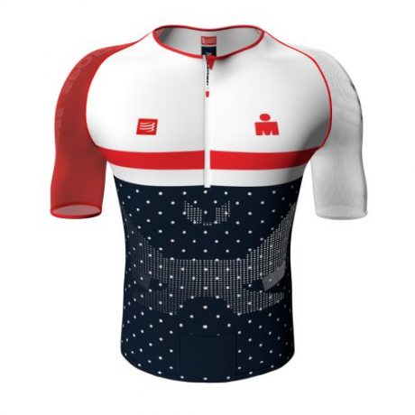 COMPRESSPORT TR3 Aero Top Ironman 2017 pánské modré