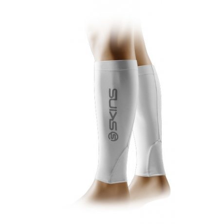 Skins Essential White Calftights MX unisex white