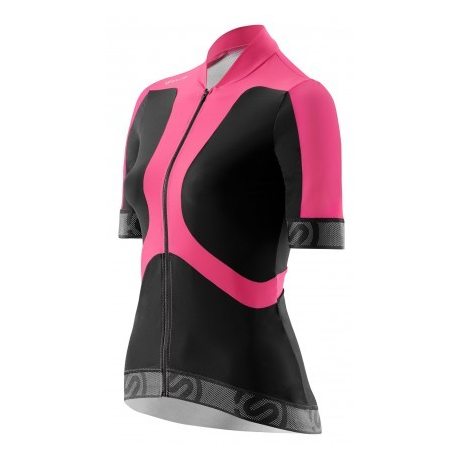 Skins Cycle Womens Black/Pink S/S Jersey Tremola