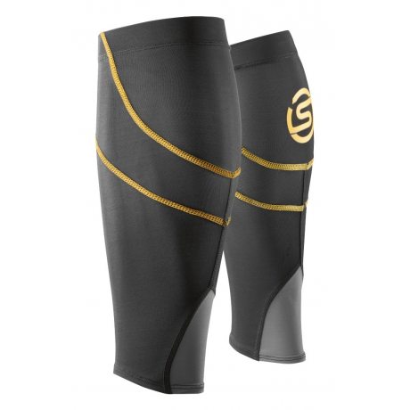 Skins Essential Black/Yellow Calftights mx