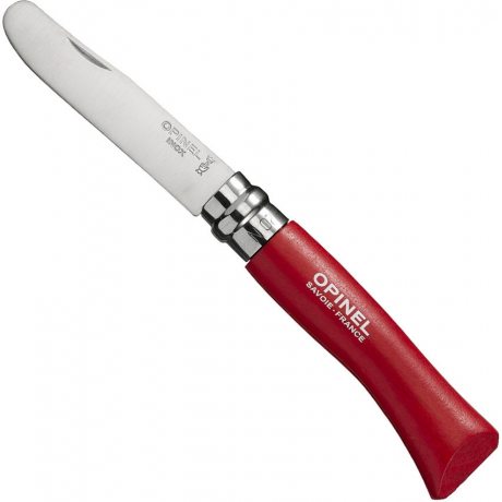 My first OPINEL VR N°07 Inox 8 cm, red - 001698