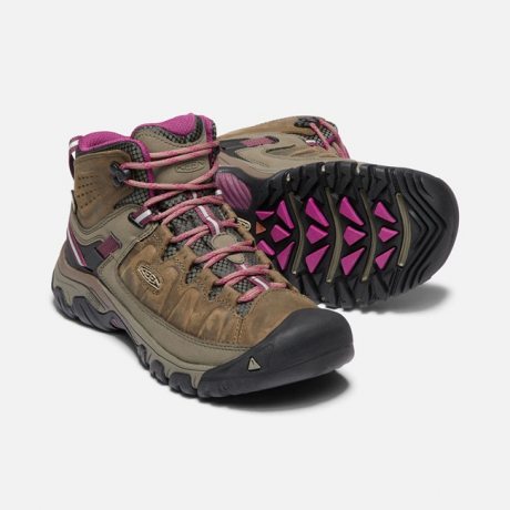 Keen TARGHEE III MID WP W weiss/boysenberry