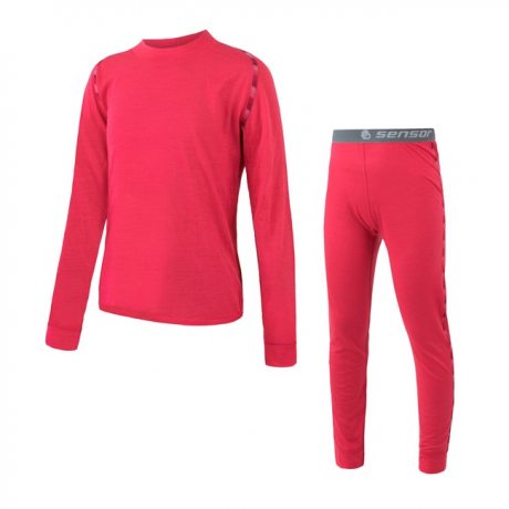 SENSOR MERINO AIR SET magenta