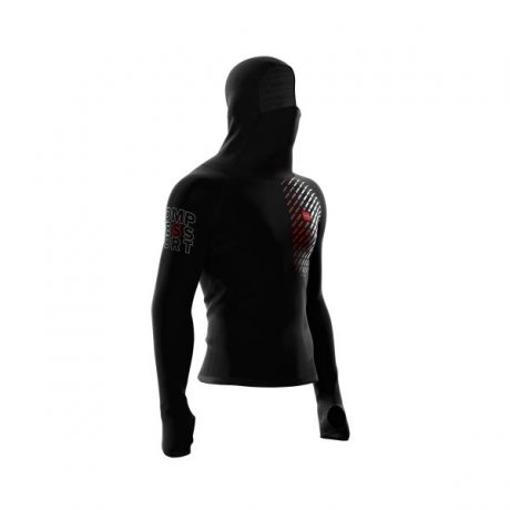 COMPRESSPORT 3D THERMO ULTRALIGHT RACING HOODIE ČERNÝ