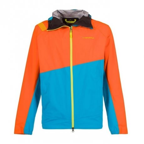 La Sportiva Zagros Gtx Jkt M pumpkin / tropic blue