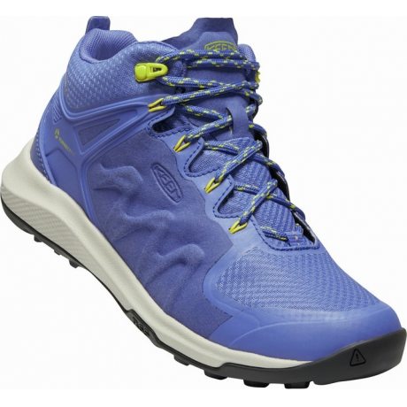 Keen EXPLORE MID WP W amparo blue/bright yellow