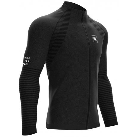 COMPRESSPORT SEAMLESS ZIP SWEATSHIRT black