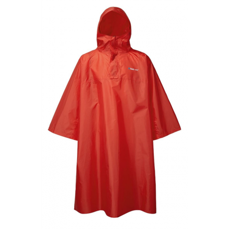 Trekmates Deluxe Poncho červená