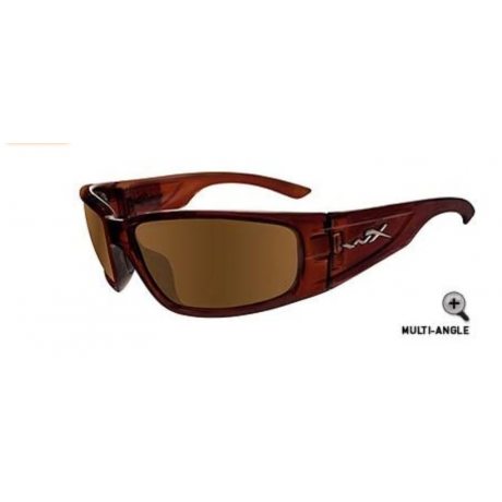 WILEY X ZAK - ACZAK2 liquid maple w/bronze-brown lens w/copper flash