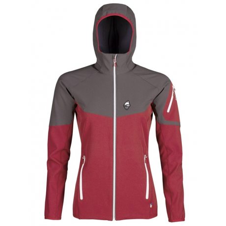 High Point  ATOM LADY HOODY JACKET brick red/ iron gate