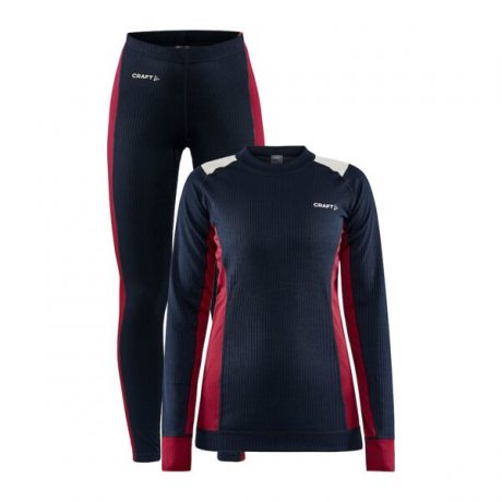 CRAFT CORE Dry Baselayer W tm. modrá s růžovou 1909706-396479