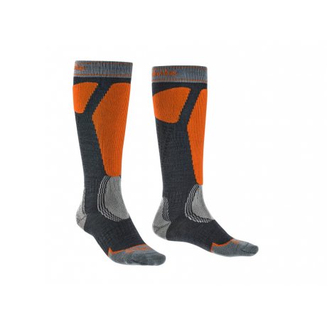 Bridgedale Ski Easy On gunmetal/orange