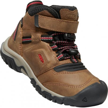 KEEN RIDGE FLEX MID WP K bison/red carpet