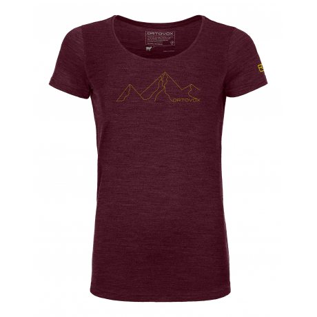 Ortovox 150 COOL MOUNTAIN FACE TS W dark wine blend