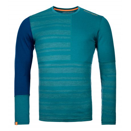 Ortovox 185 ROCK'N'WOOL LS M pacific green