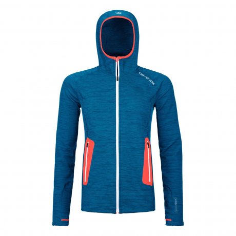 Ortovox FLEECE LIGHT HOODY W heritage blue blend